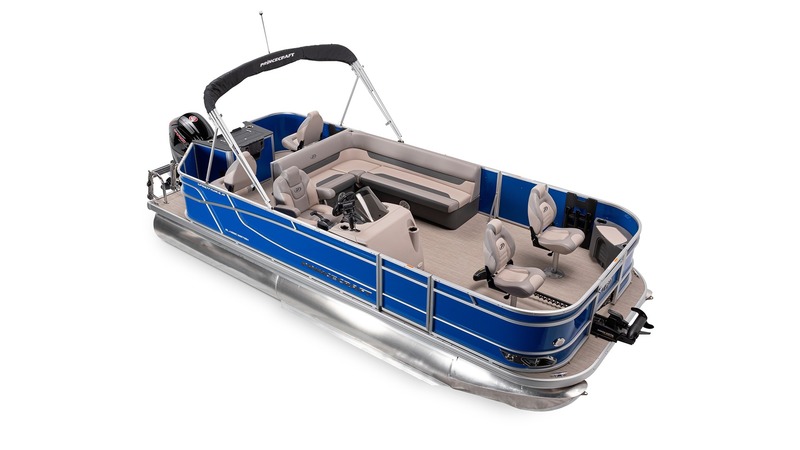 2023 Sportfisher 21-4S Grey Pontoon Boat With 60HP Mercury 4 Stroke Engine